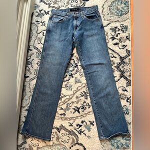 Calvin Klein Jeans Size 6 Womens Straight Leg Light Wash Mid Rise
